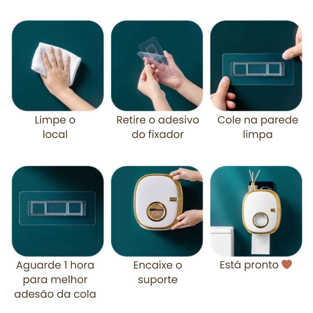 Suporte de Papel Luxo Art Toque™